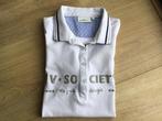 z.g.a.n. witte HV-SOCIETY Polo-shirt maat 38, Maat 38/40 (M), Verzenden, Wit, Zo goed als nieuw