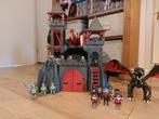 Playmobile drakenkasteel met zwarte en rode draak en ridders, Kinderen en Baby's, Speelgoed | Playmobil, Ophalen of Verzenden