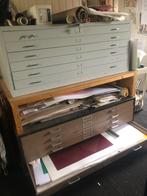 grote ladekast 2x 130 x 90 grijs en bruin, Huis en Inrichting, Kasten | Ladekasten, Gebruikt, 100 tot 150 cm, 5 laden of meer