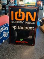 Emaile bordje sparta, Ophalen, Reclamebord