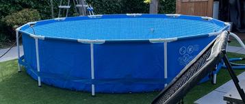 Intex rond zwembad ong. 80cm hoog (6/7 m3) beschikbaar voor biedingen