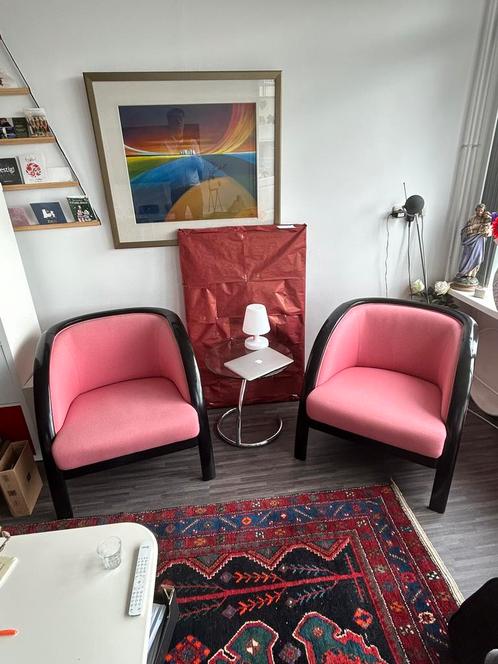 Brixen fauteuils kleur oud roze weinig gebruikt!, Huis en Inrichting, Fauteuils, Zo goed als nieuw, 75 tot 100 cm, Ophalen of Verzenden