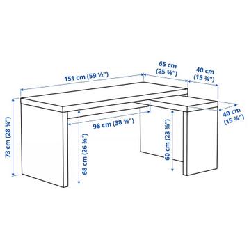 Ikea Malm bureau - afbeelding 5