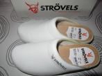 strovel schoenklomp model 303 wit open hiel pu, Strovel, Klompen, Wit, Nieuw