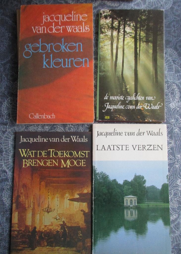 Jacqueline van der Waals - 4 gedichtenboekjes - 2,50 per st, Ophalen of Verzenden, Gelezen