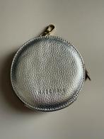 Kascha-C wallet de rond - leer - metallic zilver, Overige merken, Overige kleuren, Ophalen of Verzenden, Zo goed als nieuw