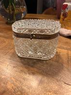 Vintage Kristallen Sieradendoosje, Ophalen of Verzenden