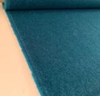 Camira Synergy 170 LDP59 groenblauw; 3x restant meubelstof, Wol, Blauw, 120 cm of meer, Ophalen of Verzenden