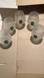 5x Original Vintage Ice Tea Glazen - Groen Label, Ophalen of Verzenden, Zo goed als nieuw, Frisdrankglas