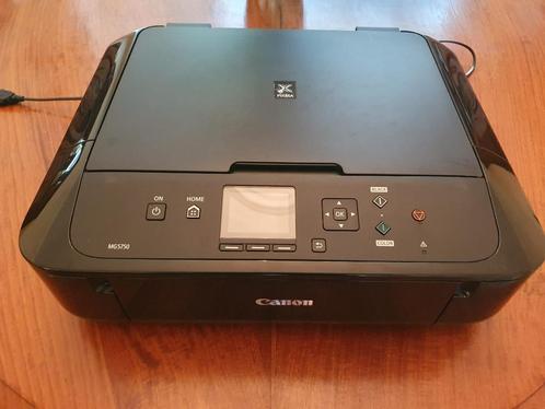 Canon Pixma MG5750 all-in-one printer, Computers en Software, Printers, Gebruikt, All-in-one, Inkjetprinter, Kleur printen, Kopieren