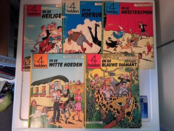 De 4 Helden: 5 albums Francois Craenhals  ook los te koop beschikbaar voor biedingen