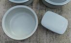 Figgjo Flint Norway Servies F555 Lichtgrijs met Bruin randje, Huis en Inrichting, Ophalen of Verzenden, Overige stijlen, Porselein