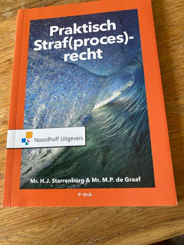 Praktisch Straf(proces)recht - Starrenburg & de Graaf, Boeken, Ophalen of Verzenden, Gamma, Zo goed als nieuw, HBO