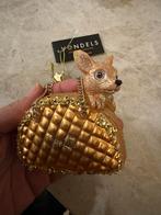 Nieuw VONDELS hond in tas kerstornament, Ophalen of Verzenden, Nieuw