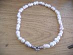 Een mooie Aparte Echte Witte Zoetwater Parel ketting, Sieraden, Tassen en Uiterlijk, Antieke sieraden, Verzenden, Overige materialen
