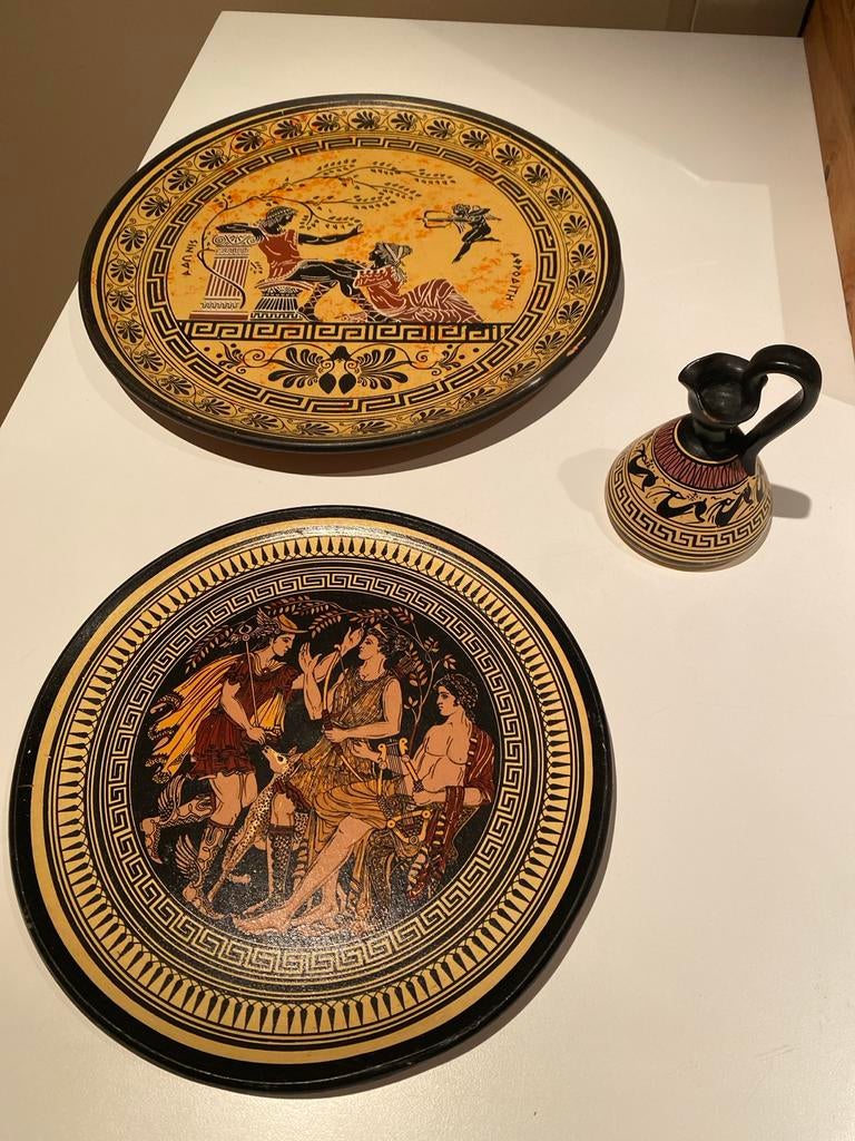 Antieke Griekse aardewerk decoratie, Ophalen of Verzenden