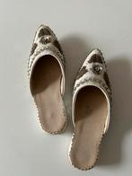 Marokkaanse slippertjes, Kleding | Dames, Schoenen, Ophalen of Verzenden, Zo goed als nieuw, Wit