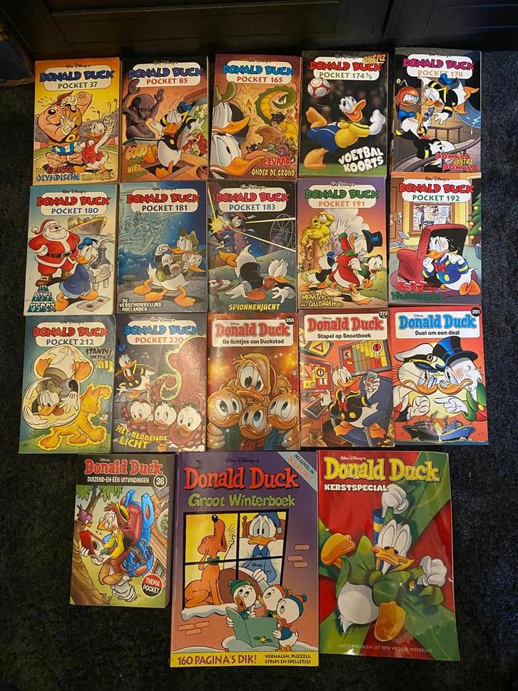 Donald Duck pockets - diverse nummers 18 stuks, Boeken, Strips | Comics, Zo goed als nieuw, Meerdere comics, Europa, Ophalen of Verzenden