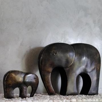Beeld: Olifant - Neushoorn (nieuw) beschikbaar voor biedingen