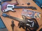 Guitar Hero PS3 set (met 2x gitaren, 1x dongle en 3x games), Ophalen of Verzenden, Gebruikt