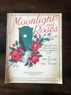 Bladmuziek Moonlight And Roses voor piano en zang, Muziek en Instrumenten, Bladmuziek, Zang, Ophalen of Verzenden, Zo goed als nieuw