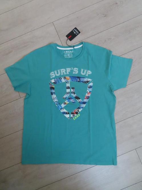 T-SHIRT, GROEN met opdruk (E-Bound) maat: XXL (NIEUW), Kleding | Heren, T-shirts, Nieuw, Overige maten, Groen, Ophalen of Verzenden