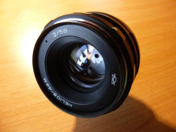 Helios 58mm 2.0 Swirly Bokeh objectief. beschikbaar voor biedingen