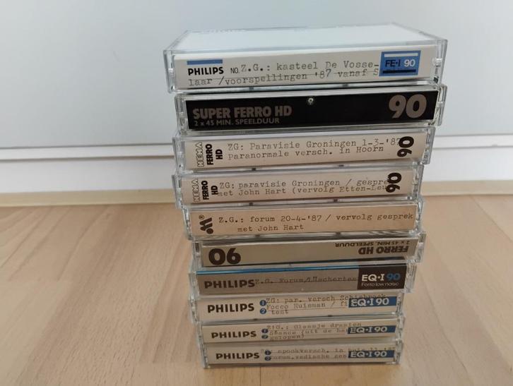 Het zwarte gat, radiopr. 10 bandjes uit 1987, € 4,50 per st., Cd's en Dvd's, Cassettebandjes, Gebruikt, Voorbespeeld, Overige genres