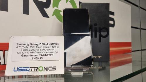 UsedTronics | Samsung Galaxy Z Flip4 | 512GB, Telecommunicatie, Mobiele telefoons | Samsung, Zo goed als nieuw, Galaxy Z Flip