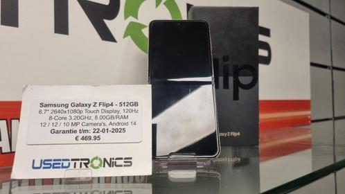 UsedTronics | Samsung Galaxy Z Flip4 | Incl. Factuur | 512GB, Telecommunicatie, Mobiele telefoons | Samsung, Zo goed als nieuw