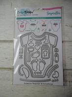 Stansmal Carlijn Design Rompertje, Hobby en Vrije tijd, Kaarten | Zelf maken, Verzenden, Nieuw, Overige thema's, Pons of Mal