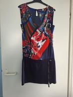 Super Mooie jurk van Dept maat L Te Koop!, Kleding | Dames, Jurken, Gedragen, Blauw, Maat 42/44 (L), Knielengte