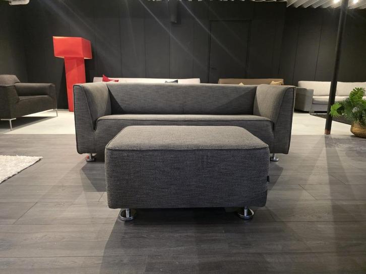 Gelderland 4800 + Hocker, Huis en Inrichting, Banken | Sofa's en Chaises Longues, Zo goed als nieuw, Driepersoons, 150 tot 200 cm