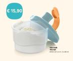 TUPPERWARE Melkpoederdoosje - Melk Trio - Ontbijt Trio, Huis en Inrichting, Keuken | Tupperware, Ophalen of Verzenden, Nieuw, Blauw