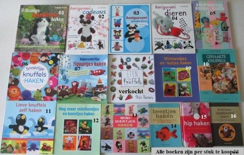 Haakboeken,Haken,Breien,Amigurumi,Knuffels,Beestjes,Hondjes, Hobby en Vrije tijd, Breien en Haken, Zo goed als nieuw, Breien of Haken
