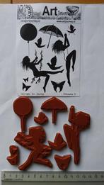 Art Journey,  rubber stempels, divers, Hobby en Vrije tijd, Ophalen of Verzenden, Gebruikt, EZ-mounted stempel