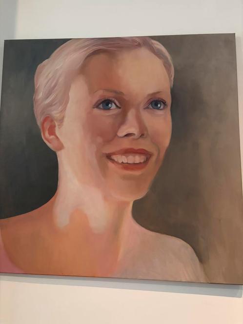 Prachtig kunstwerk van een vrouw, Antiek en Kunst, Kunst | Schilderijen | Modern, Ophalen