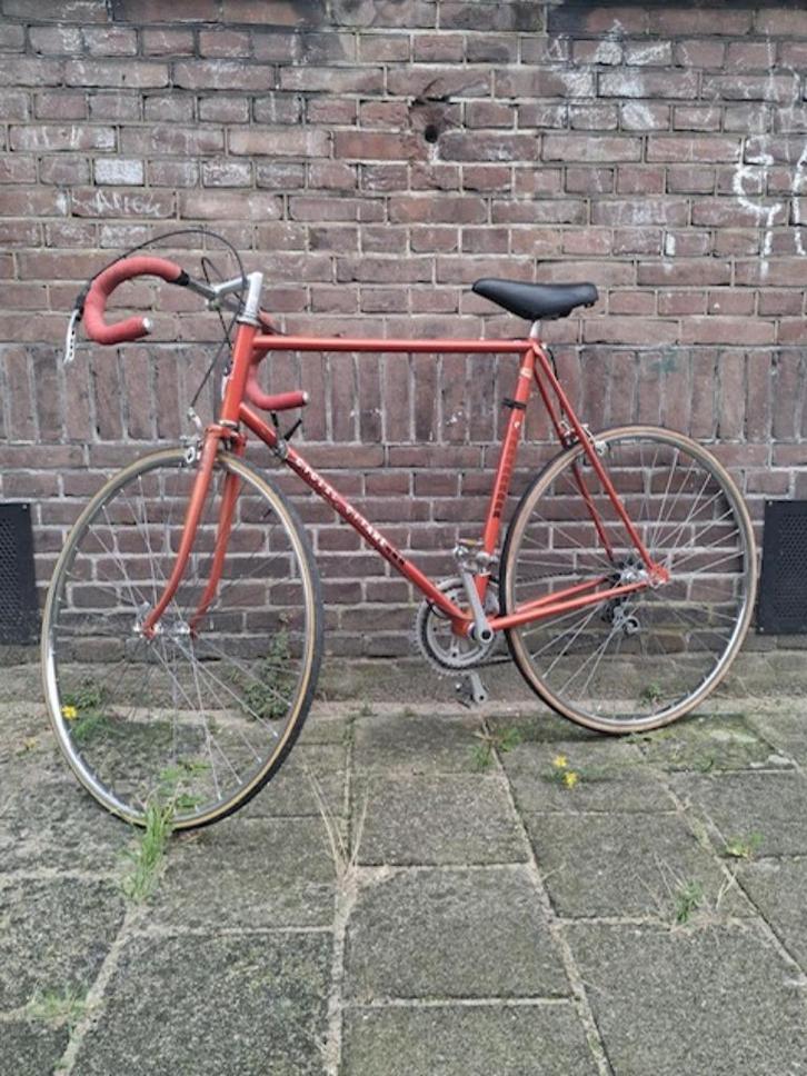 Vintage Franse sport race fiets Cycles Gitane, Fietsen en Brommers, Fietsen | Racefietsen, Gebruikt, Heren, Overige merken, 10 tot 15 versnellingen