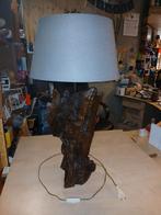 Teak Houten Lamp - Uniek Design, Ophalen of Verzenden, Gebruikt