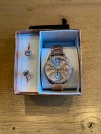 Lucardi rose regal horloge en armband, Sieraden, Tassen en Uiterlijk, Overige merken, Staal, Staal, Polshorloge