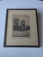 Ets van de Oldehove te Leeuwarden, Antiek en Kunst, Kunst | Etsen en Gravures, Ophalen of Verzenden
