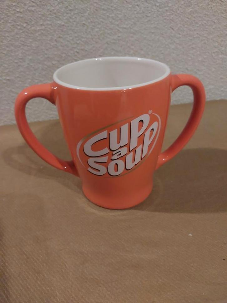 Unox Cup-a-Soup mok met 2 oren, Huis en Inrichting, Keuken | Servies, Zo goed als nieuw, Kop(pen) en/of Schotel(s), Overige stijlen