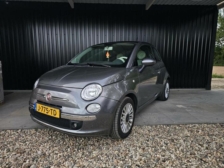 Fiat 500 1.2 Lounge, Auto's, Fiat, Bedrijf, Te koop, Airconditioning, Dakrails, Elektrische buitenspiegels, Lichtmetalen velgen