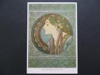 Alphonse Maria Mucha 1860-1939 / Jugendstil, Verzamelen, Ansichtkaarten | Themakaarten, Ophalen of Verzenden, 1920 tot 1940, Ongelopen