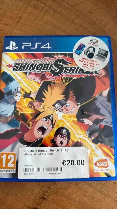 Naruto to Boruto: Shinobi Striker, PS4, Spelcomputers en Games, Games | Sony PlayStation 4, Zo goed als nieuw, Avontuur en Actie