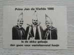 sticker Prins Jan de Viefde 1990, Verzamelen, Stickers, Ophalen of Verzenden, Zo goed als nieuw, Bedrijf of Vereniging