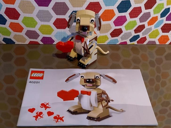 LEGO 40201 SEASONAL Valentine's Cupid Dog, Kinderen en Baby's, Speelgoed | Duplo en Lego, Zo goed als nieuw, Lego, Complete set
