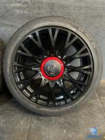 7-8mm! Originele Fiat 500 Abarth 4x98 16 inch zwarte velgen, Gebruikt, -, Banden en Velgen, Ophalen of Verzenden