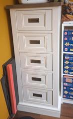 Miles Lamulux Meidenkast met 5 Laden, Ophalen, 50 tot 100 cm, Met lade(s), 25 tot 50 cm