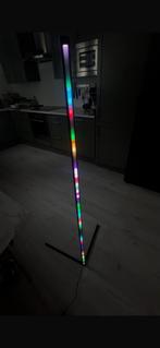 LED Vloerlamp met Afstandsbediening, Huis en Inrichting, Lampen | Vloerlampen, Ophalen, Zo goed als nieuw, Metaal, 150 tot 200 cm